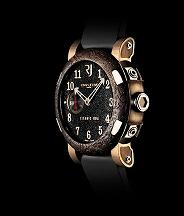 Romain Jerome. Style #: Titanic DNA T.OXY3.2222.00.BB. 18k Pink Gold / Rusted Steel T-Oxy III